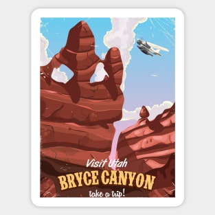 Bryce Canyon, Utah Travel poster Sticker